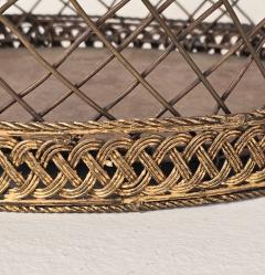 Vintage French Tole Wire Jardini re circa 1950 - 4214796