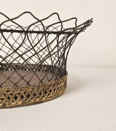 Vintage French Tole Wire Jardini re circa 1950 - 4214797