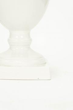 Vintage French White Ceramic Table Lamp - 2286693