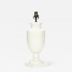 Vintage French White Ceramic Table Lamp - 2289460