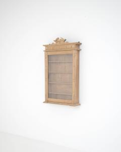 Vintage French Wooden Wall Vitrine - 3471375