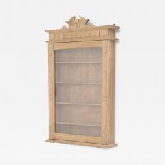 Vintage French Wooden Wall Vitrine - 3511266