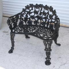 Vintage Garden Cast Iron Settee and Chair - 2714111