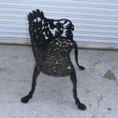 Vintage Garden Cast Iron Settee and Chair - 2714112