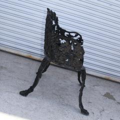 Vintage Garden Cast Iron Settee and Chair - 2714113
