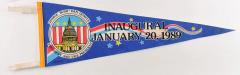 Vintage George Bush and Dan Quayle Inaugural January 20 1989 Pennant 1989 - 3658965