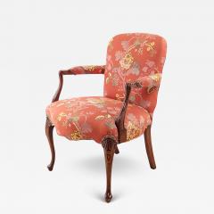 Vintage Georgian Style Mahogany Armchair circa 1950 - 3794782