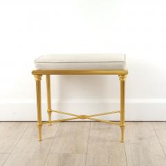 Vintage Gilt Bronze Louis XVI Style Stool circa 1950s - 3493750