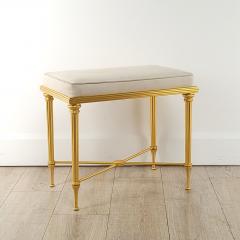 Vintage Gilt Bronze Louis XVI Style Stool circa 1950s - 3493753