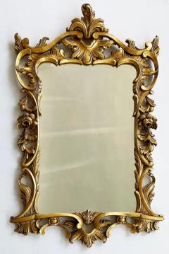 Vintage Giltwood Mirror with Open Carving Made in Spain Ready to Hang - 3525622