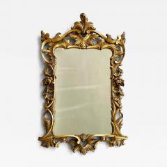 Vintage Giltwood Mirror with Open Carving Made in Spain Ready to Hang - 3530094