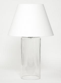 Vintage Glass Cylinder Lamp - 3426515