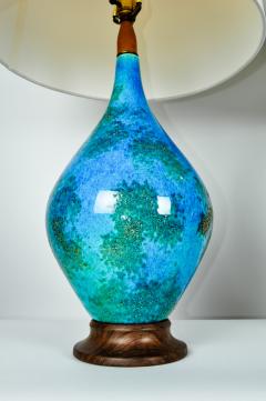Vintage Glazed Ceramic Pair Table Lamps - 399041