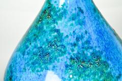 Vintage Glazed Ceramic Pair Table Lamps - 399042