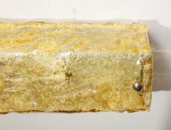 Vintage Gold Glass Wall Light - 1843395