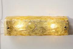 Vintage Gold Glass Wall Light - 1843401