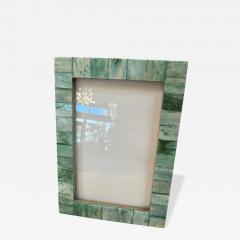 Vintage Green Mosaic Stone Picture Frame - 4777036