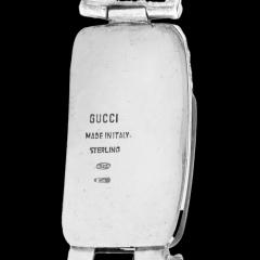 Vintage Gucci Bracelet Sterling and Rosewood - 3480431