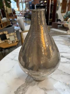 Vintage Hammered Silver Metal Vase - 4373143