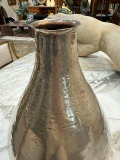 Vintage Hammered Silver Metal Vase - 4373144