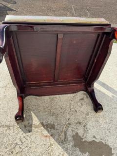 Vintage Hand Carved Chinese Chippendale Solid Rosewood Lounge Chair - 4406848