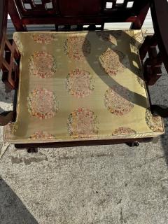 Vintage Hand Carved Chinese Chippendale Solid Rosewood Lounge Chair - 4406853