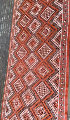 Vintage Handmade Tribal Moroccan Runner c 1970 - 3969703