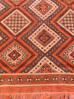Vintage Handmade Tribal Moroccan Runner c 1970 - 3969704