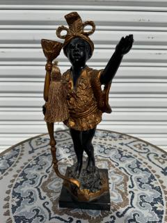Vintage Handpainted Blackamoor Candleholder - 4398040