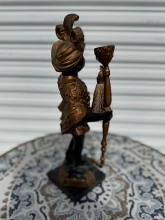 Vintage Handpainted Blackamoor Candleholder - 4398098