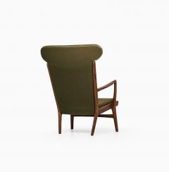 Vintage Hans Wegner AP 15 Lounge Chair in Oak and Mohair - 2987483