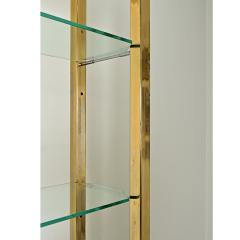 Vintage Hollywood Regency Brass Glass Etagere - 3954700
