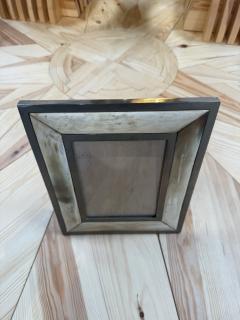 Vintage Horn and Metal Picture Frame - 4801575