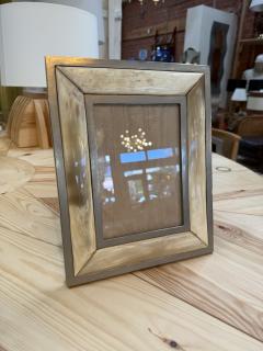 Vintage Horn and Metal Picture Frame - 4801576