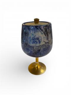 Vintage Ice Bucket on Pedestal with Lid 1970s - 4514463