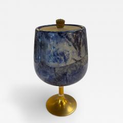 Vintage Ice Bucket on Pedestal with Lid 1970s - 4514464