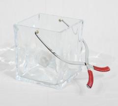 Vintage Ice Cube Lucite Ice Bucket - 2556947