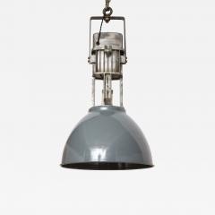 Vintage Industrial Enamel Shade Hanging Light - 1082489