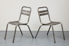 Vintage Industrial Steel Chairs France 20th Century - 4100161