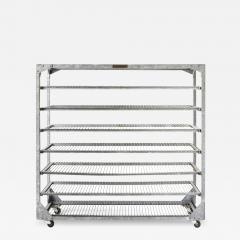 Vintage Industrial Steel Shelving Unit - 3391226