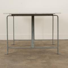 Vintage Iron White Marble Dining Table - 3218404