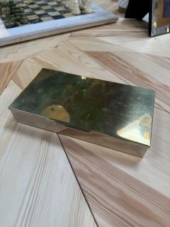 Vintage Italian 24 Karat Gold Plated Compartment Box - 4756798