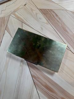 Vintage Italian 24 Karat Gold Plated Compartment Box - 4756799