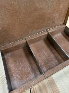 Vintage Italian 24 Karat Gold Plated Compartment Box - 4756802