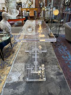 Vintage Italian Acrylic Console Table 1970s - 4534793