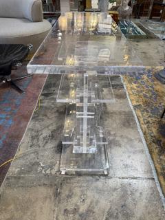 Vintage Italian Acrylic Console Table 1970s - 4534795