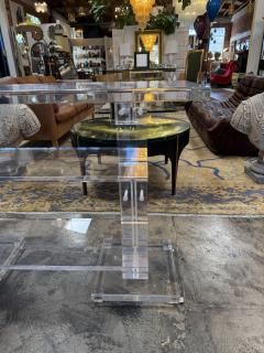 Vintage Italian Acrylic Console Table 1970s - 4534796