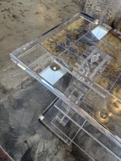 Vintage Italian Acrylic Console Table 1970s - 4534798