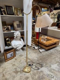Vintage Italian Adjustable Brass Floor Lamp - 4754519