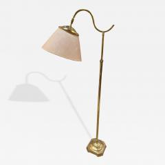 Vintage Italian Adjustable Brass Floor Lamp - 4754625